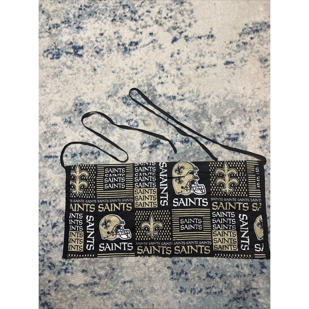 New Orleans Saints Beer Holder Cooking Tool Apron Homemade 1 Of A Kind New‎ NFL